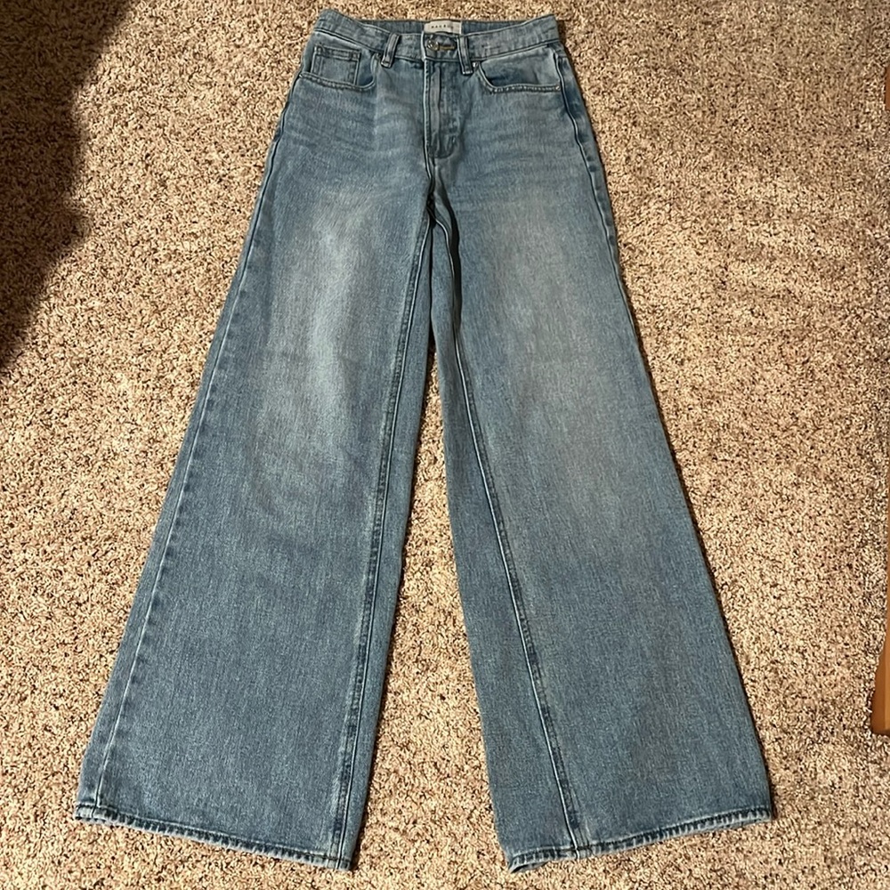PacSun Wide Leg Light Wash Jeans